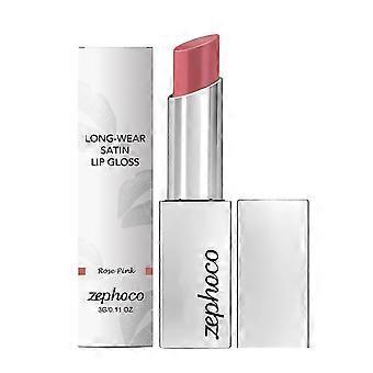 Zephoco Rose Pink Long-Lasting Soft Gloss: Natürliche Farbe, seidig-glatt, intensiver Glanz, vielseitig für den täglichen Gebrauch