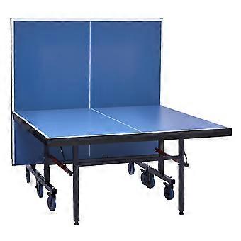 Pingpongtafel, professioneel tennisspel, draagbare MDF-tafel voor binnen, opvouwbare tafel met snelklemnet en afsluitbaar wiel, 25 mm tafelbladen