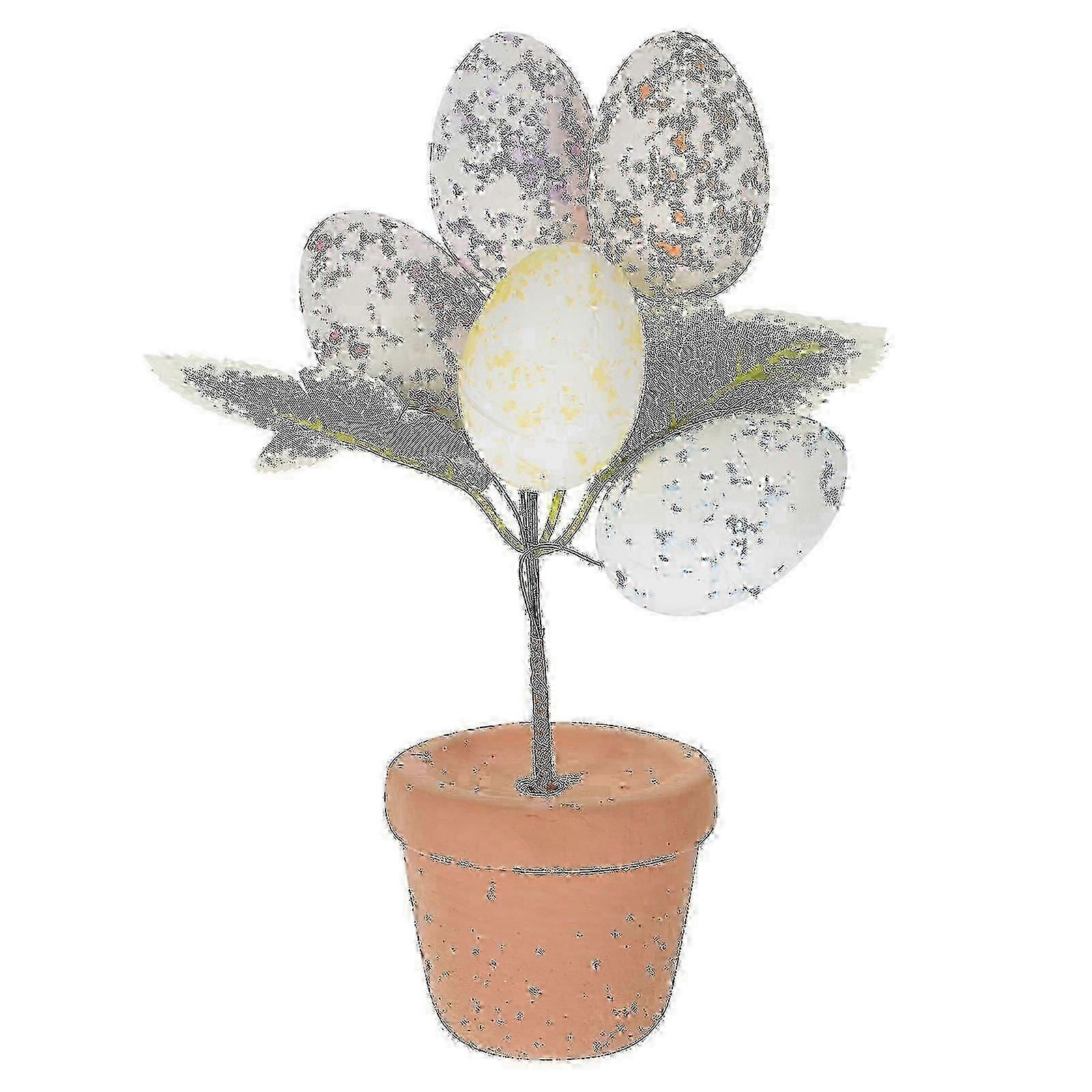 Easter egg potted plant decorations, Easter egg decorations, Easter desktop decorations