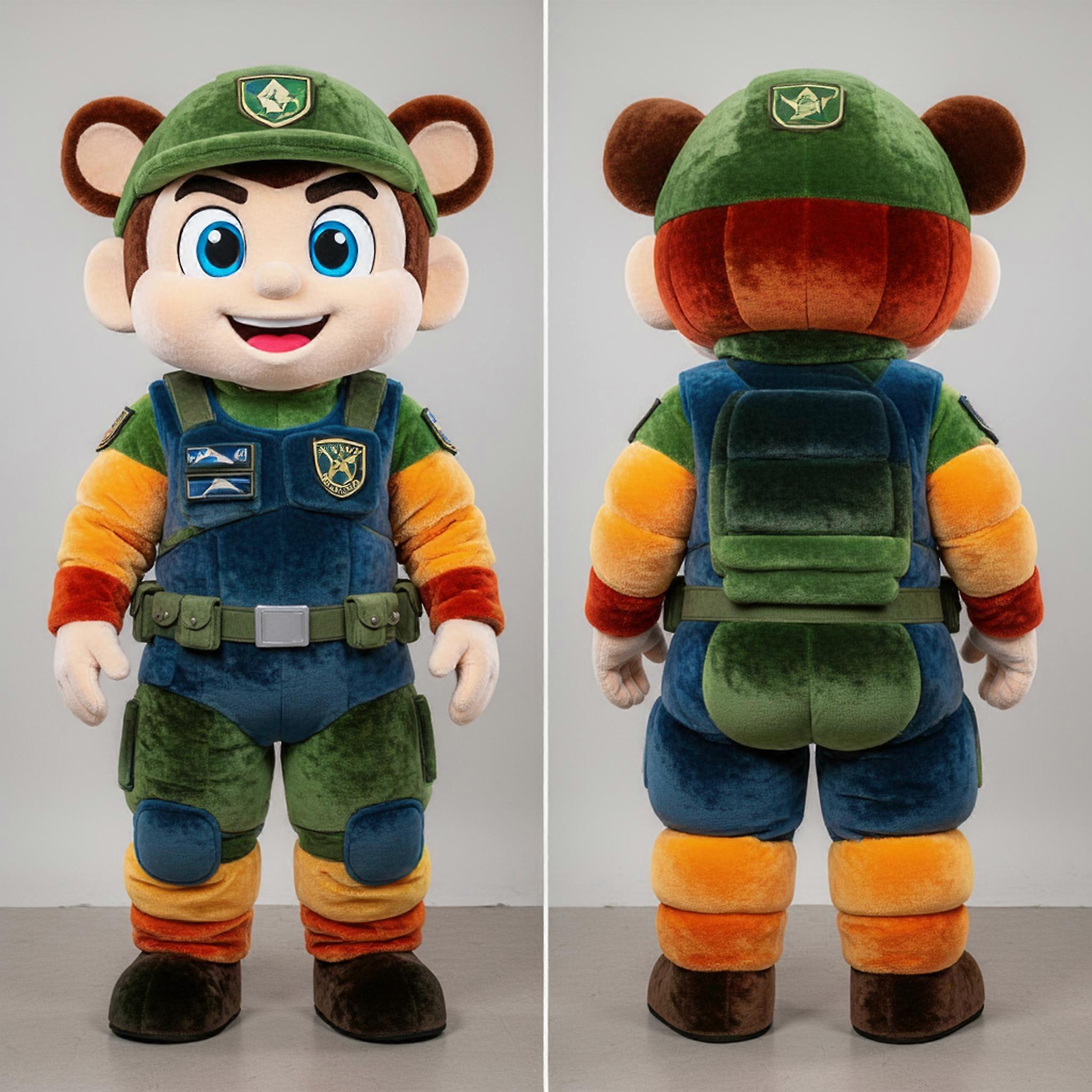 MASTICOT Forest Green Brave Para Commando Mascot