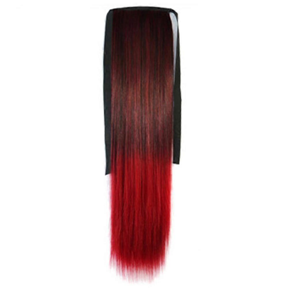 Gradient Ramp Ponytail Strap Straight Wig 26-27
