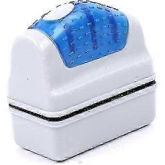 Size S SZW-Magnetic Glass Cleaning Brush, Glass Magnet Cleaner, Algae Scraper Floating Brush for Aquarium Fish Tank, 26-27
