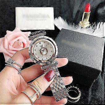Or Rose Entre Argent Dames Montre Alliage Diamants Quotidien Business Wear Matching Birthday Surpr