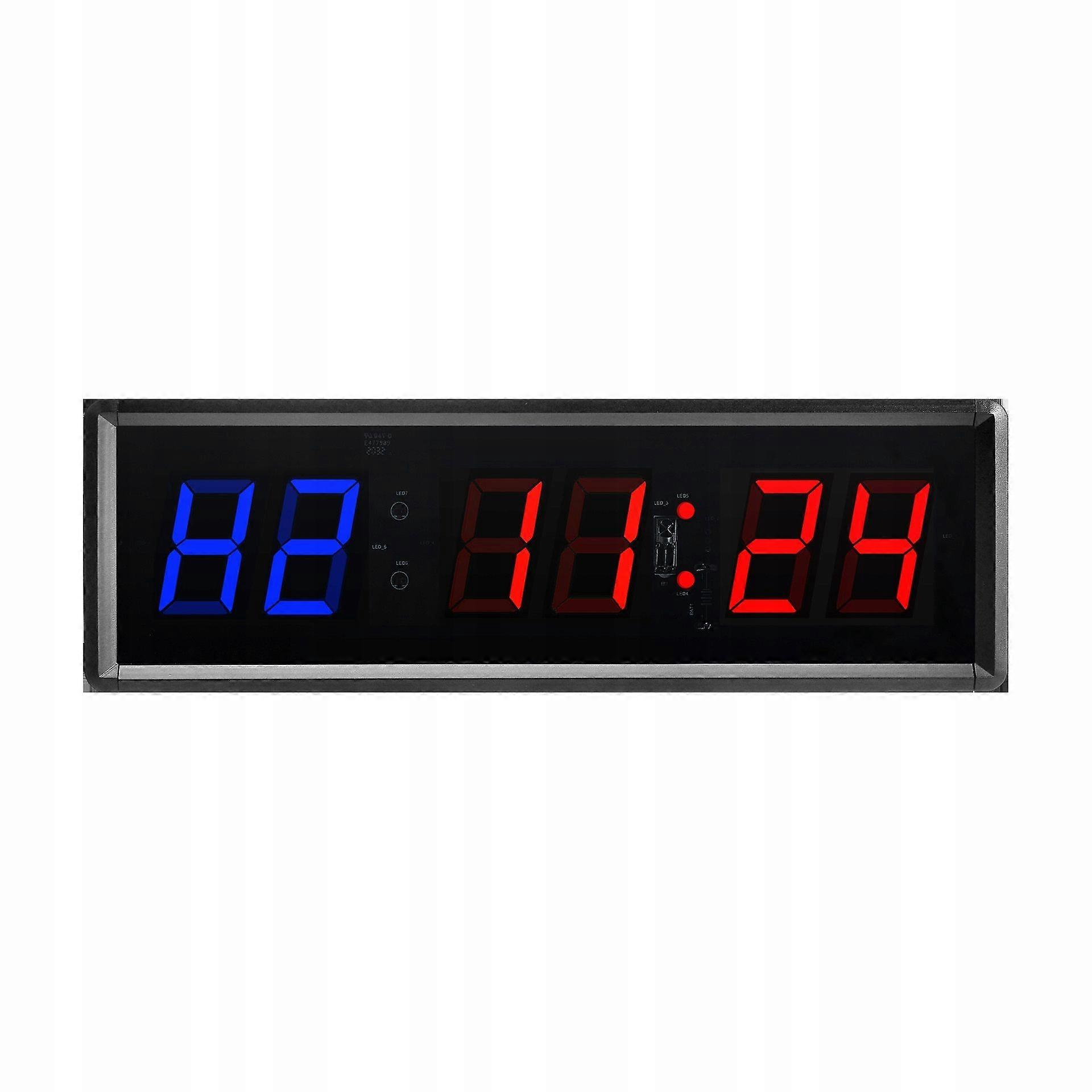 1.5 Inch 6-bit Multi-function Segmented Cycle Training Interval Stopwatch Gym Timer ft