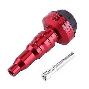 Motorcykel CNC aluminiumslegering udstødningsramme skyder faldende beskytter Anti Crash Cap rød