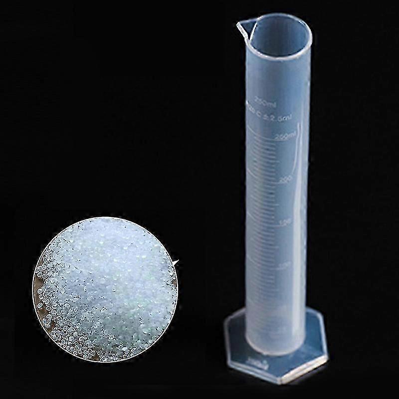 250ml Plastic Straight Measuring Cylinder Clear Scale Experiment Tool