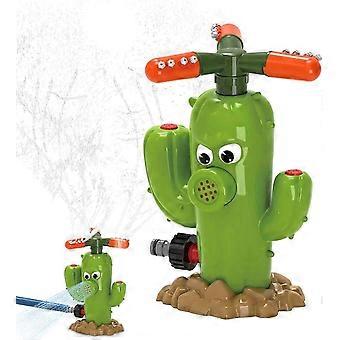 Cactus Shaped Rotating Sprinkler Wiggle Outdoor Garden Splash Birthday