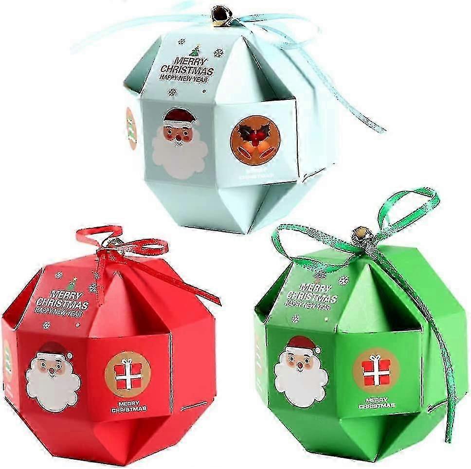 30 Pcs Foldable Christmas Gift Boxes