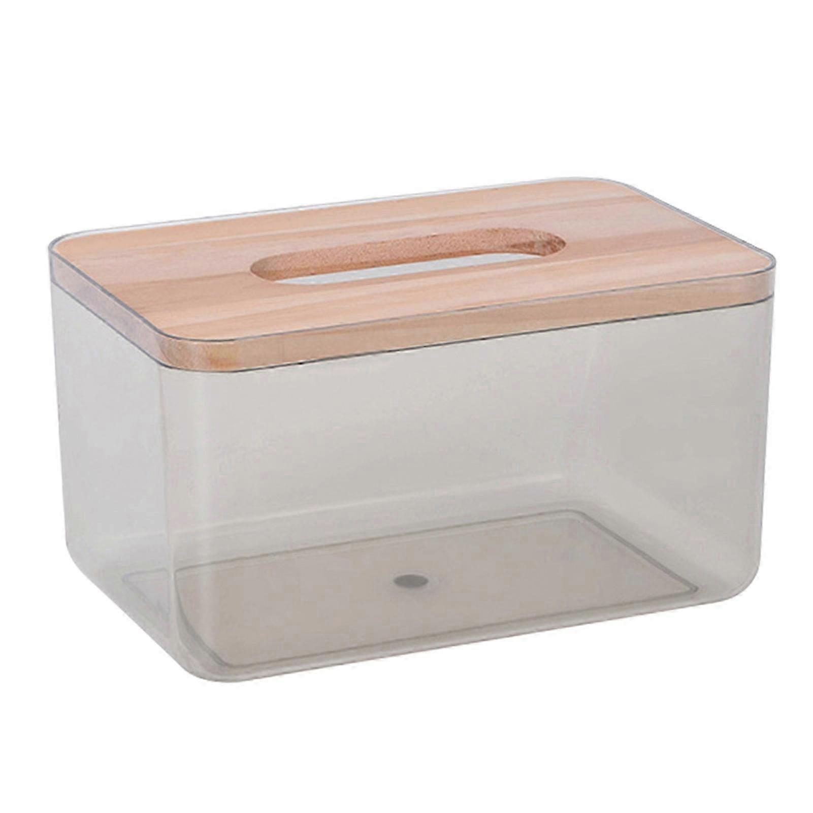 Transparent PP Wood Tissue Holder