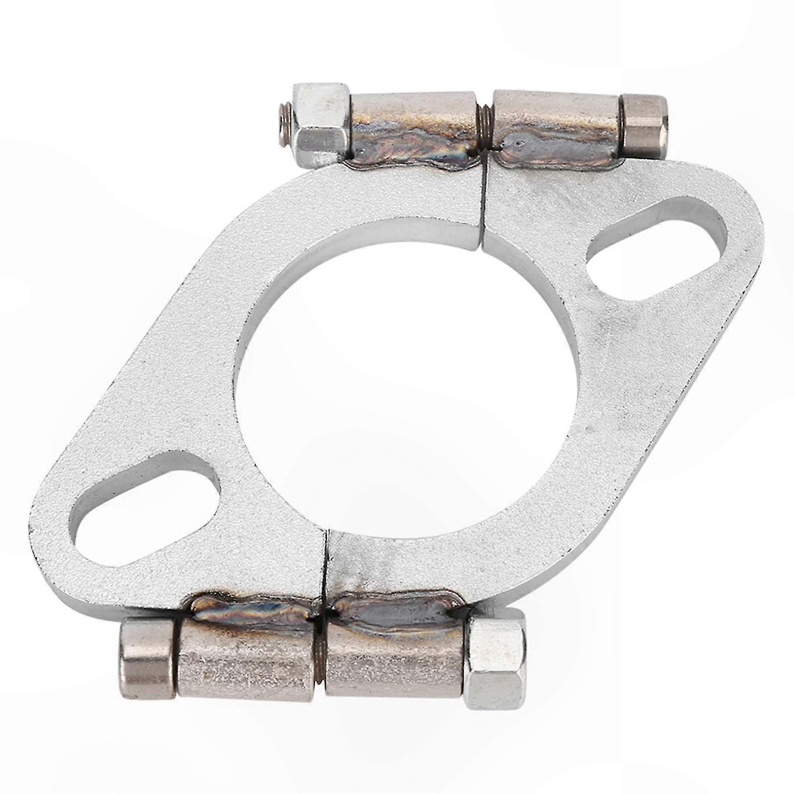 2" Flat Oval Split Exhaust Flange for Repair and Replacement Use
