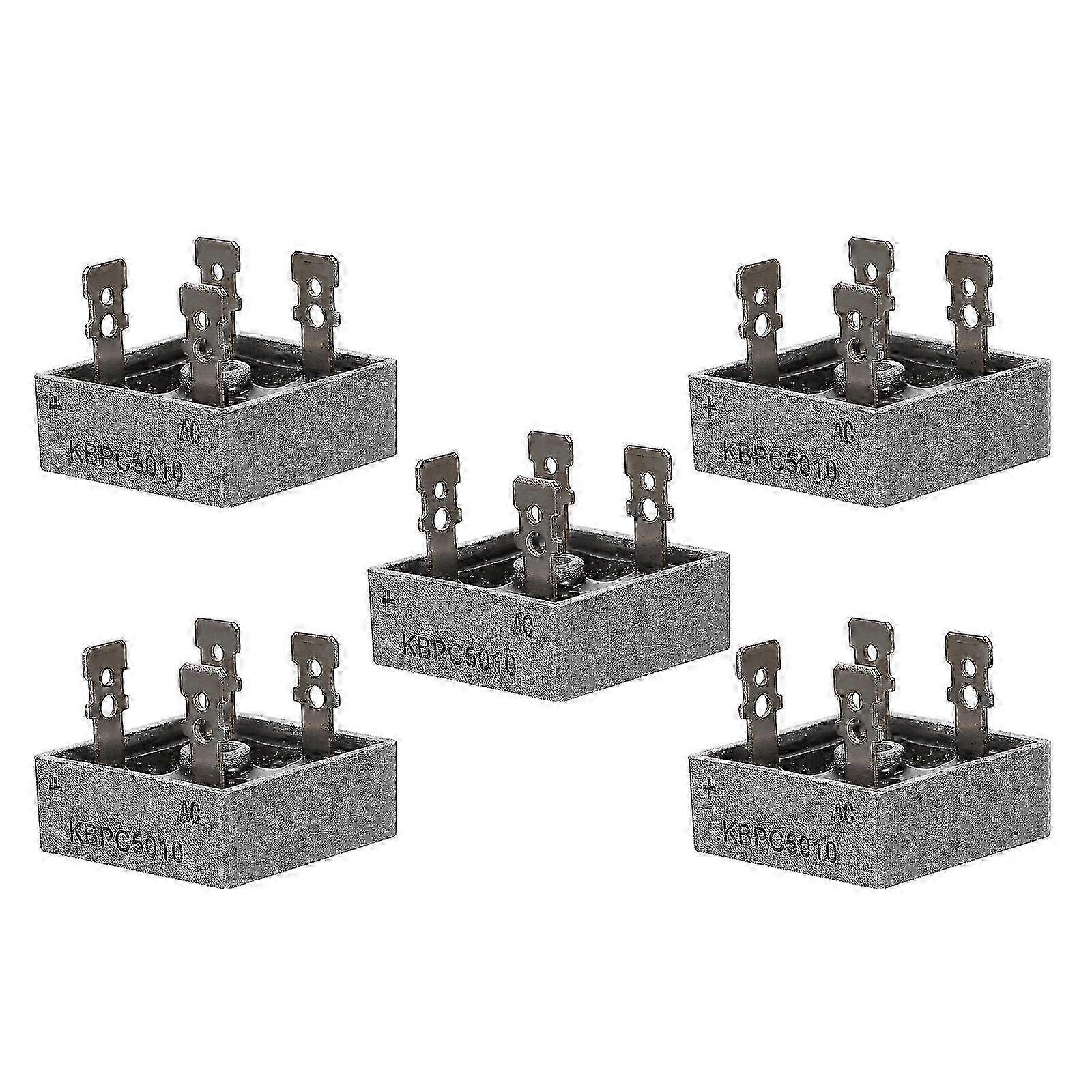 Bridge Rectifier 5Pcs Single Phase Rectifier Accessory compatible with Household Use