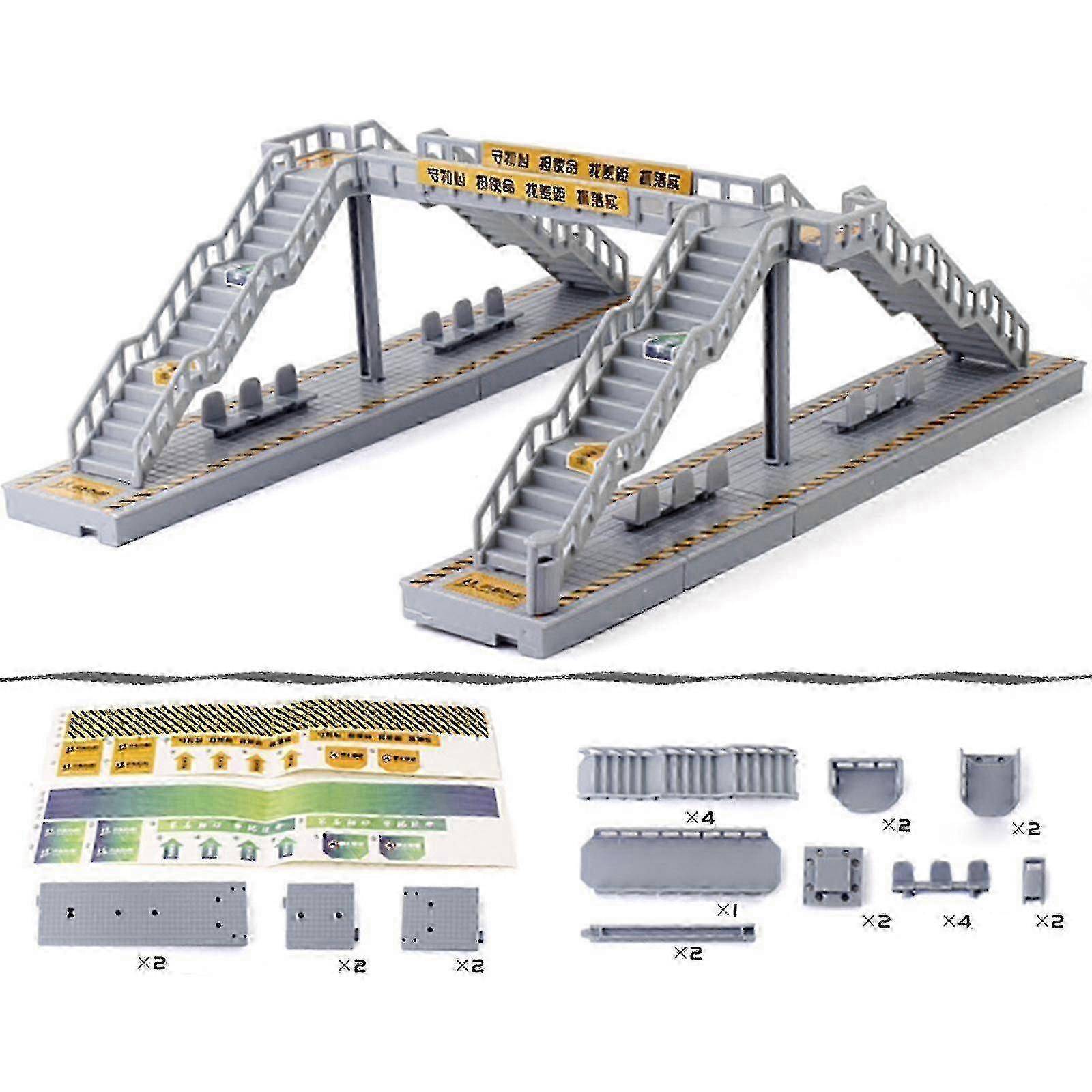 Snap-Fit Pedestrian Bridge Model Kit