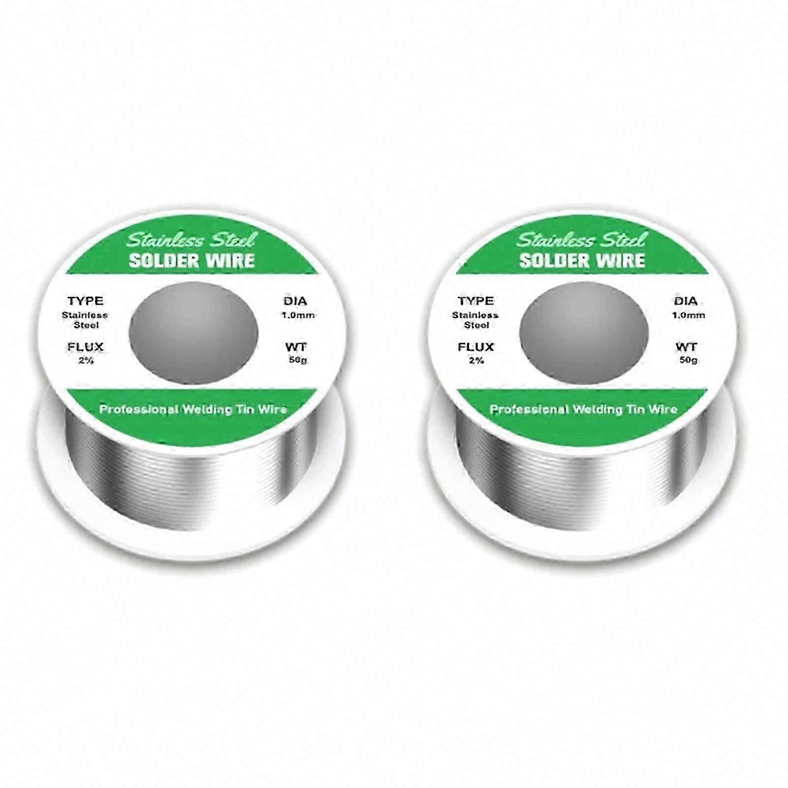 Multi-Function Stainless Steel Solder Wire compatible with Metal Surfaces & Electrical Soldering