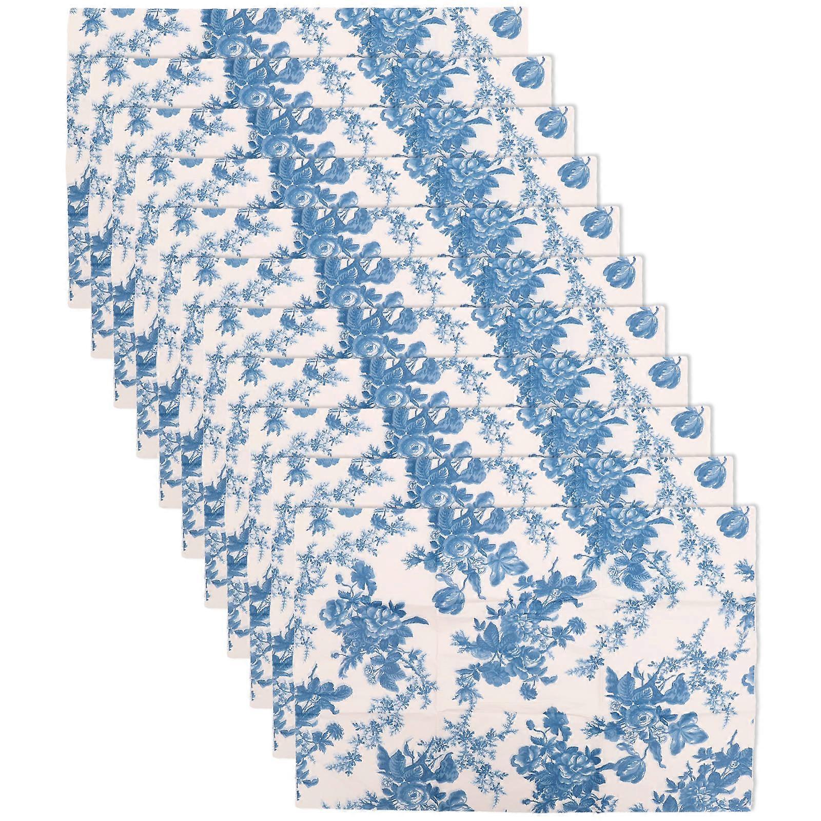 Gift Wrapping Paper Porcelain Pattern for Gift Box 10Pcs