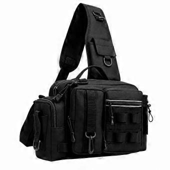 Multi-Pocket Fishing Tackle Bag Wear-Resistant for Camping