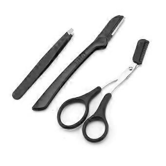 Compact 3-Piece Brow Grooming Set