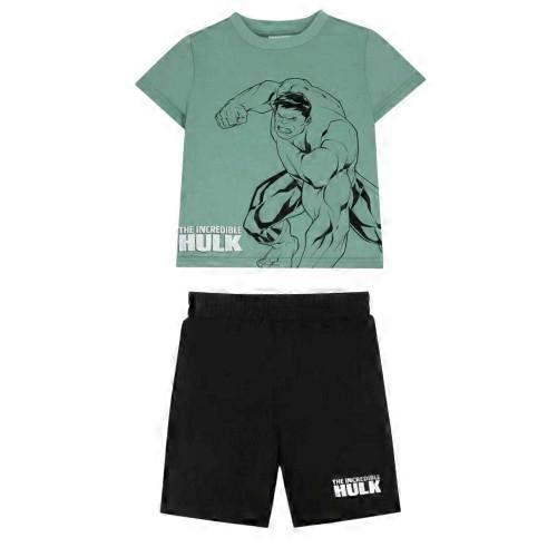 Hulk Childrens/Kids Logo Printed Top & Bottom Set