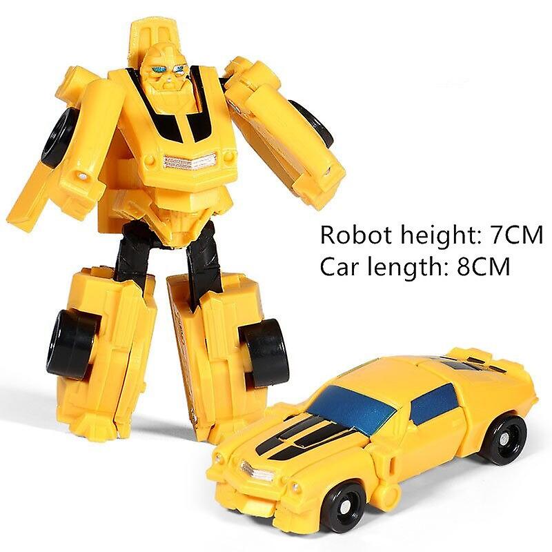 Children Toys Mini Transformation Robot Kit Toys Models 2 In 1 Deformed Car Toy Robots Toys For Kids Gift - Action Figures