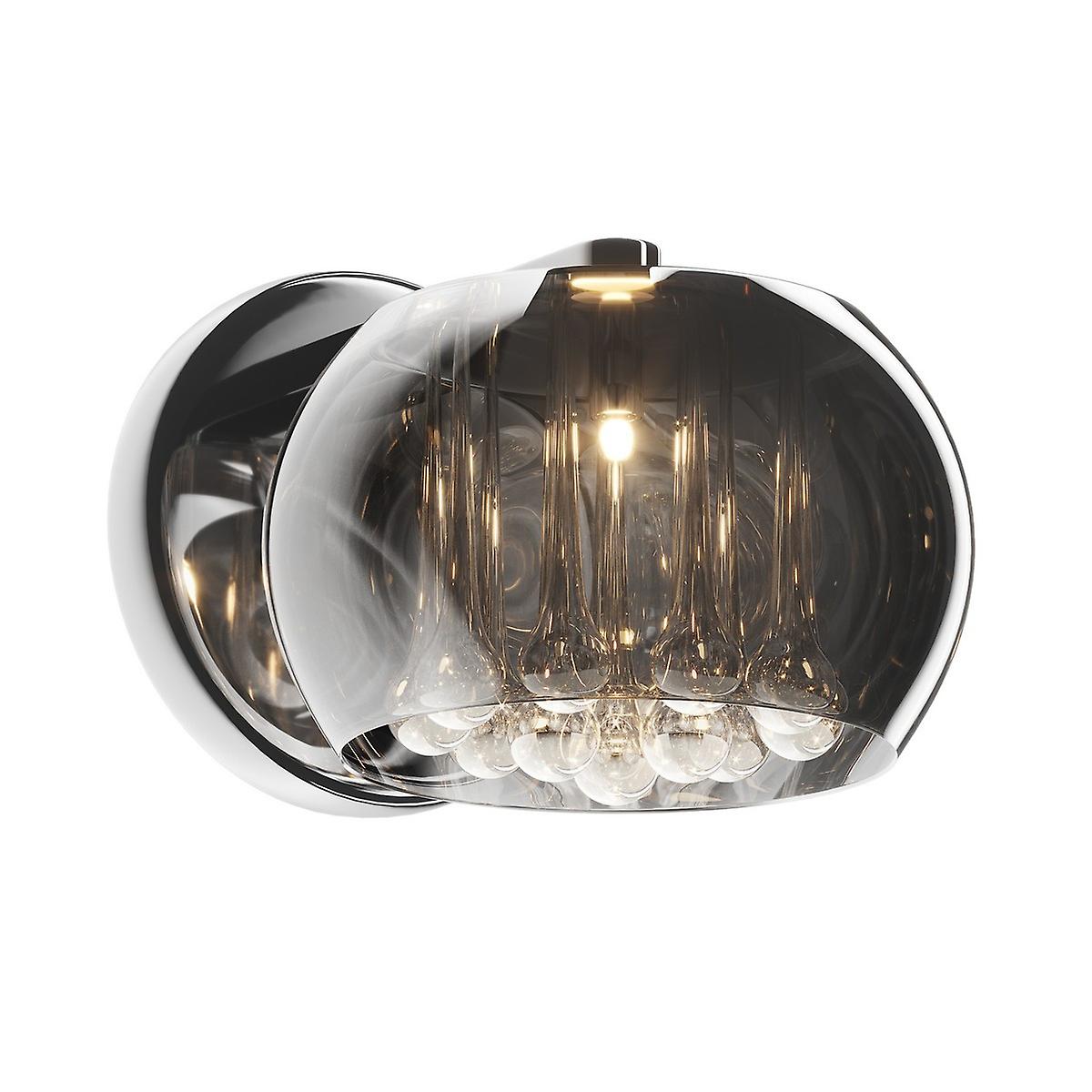 Zumaline Crystal Wall Lamp, Chrome, 1x G9