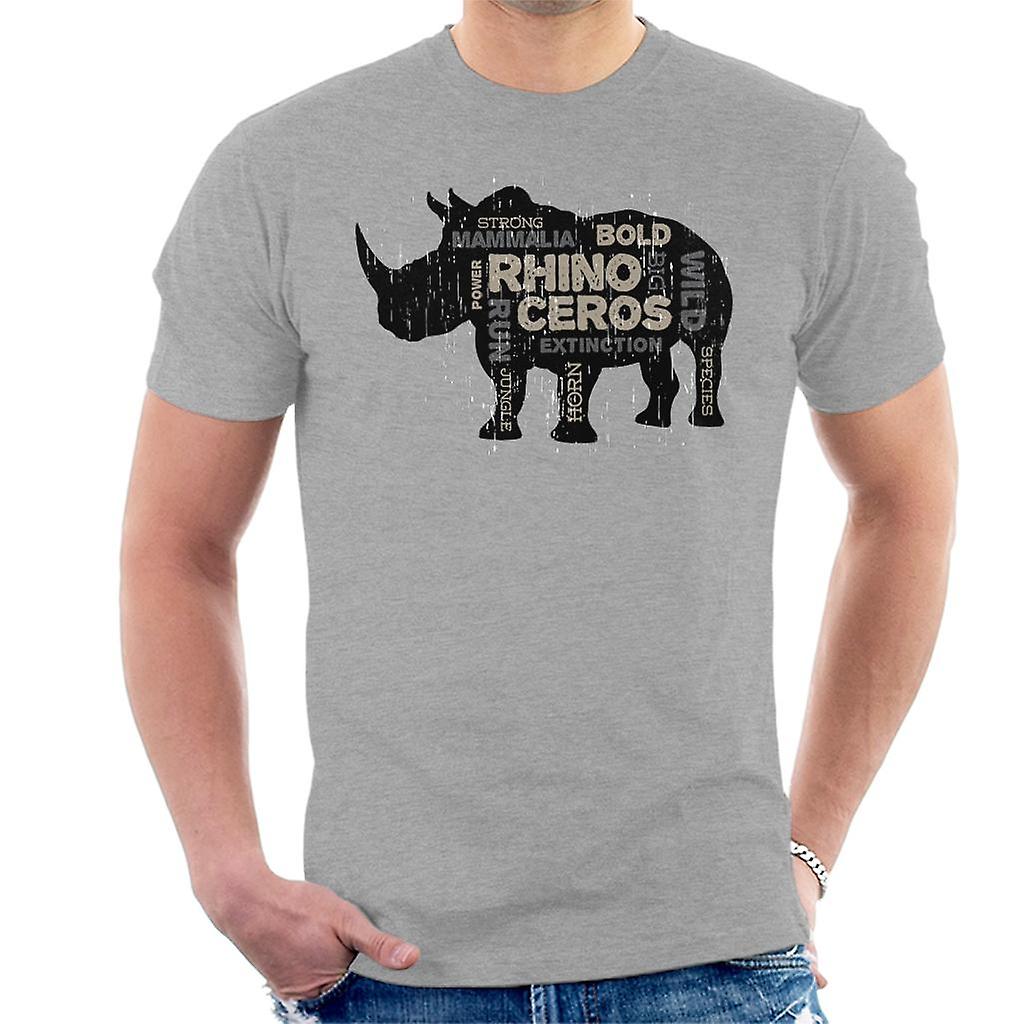 Rhino popis muži ' s tričko