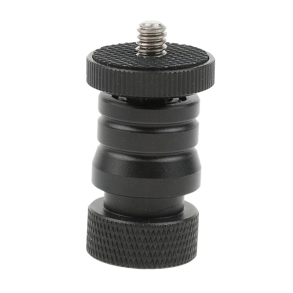 1/4" Screw Camera Tripod Ball Head with Quick Release Plate Universal Black