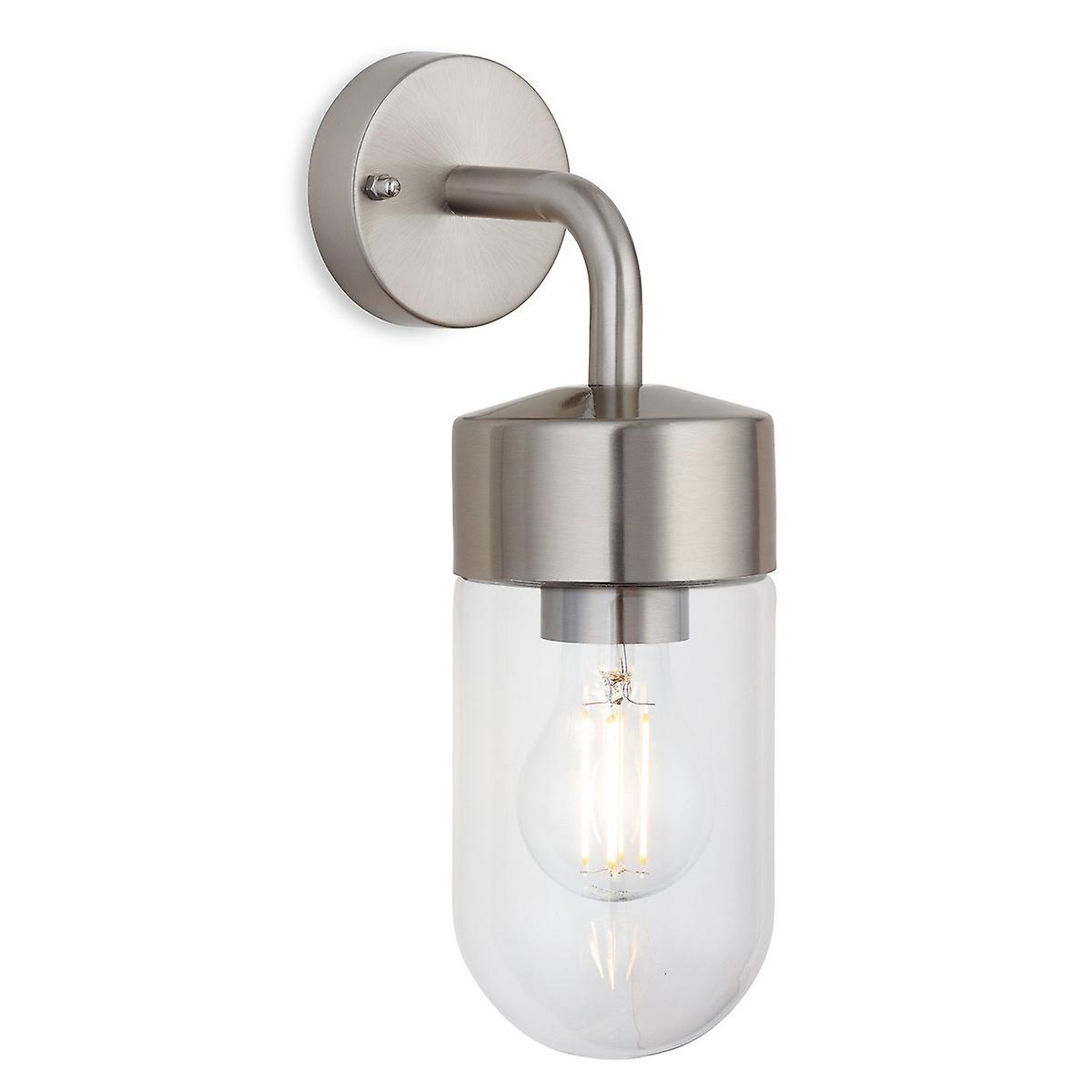 Firstlight Brisbane Wall Light Stainless Steel IP44