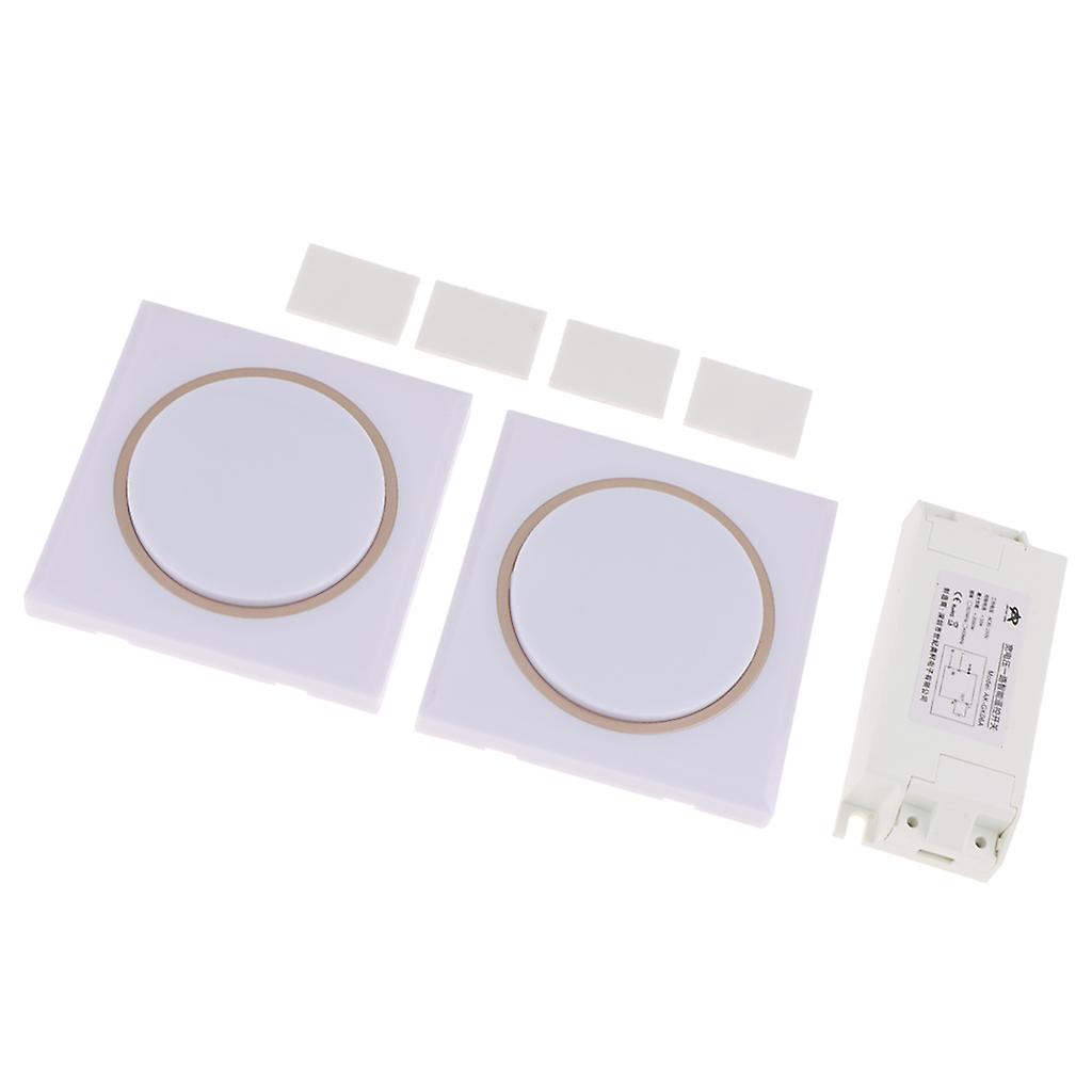 433MHZ AC Wireless One Way Remote Control Switch+1 Button Panel