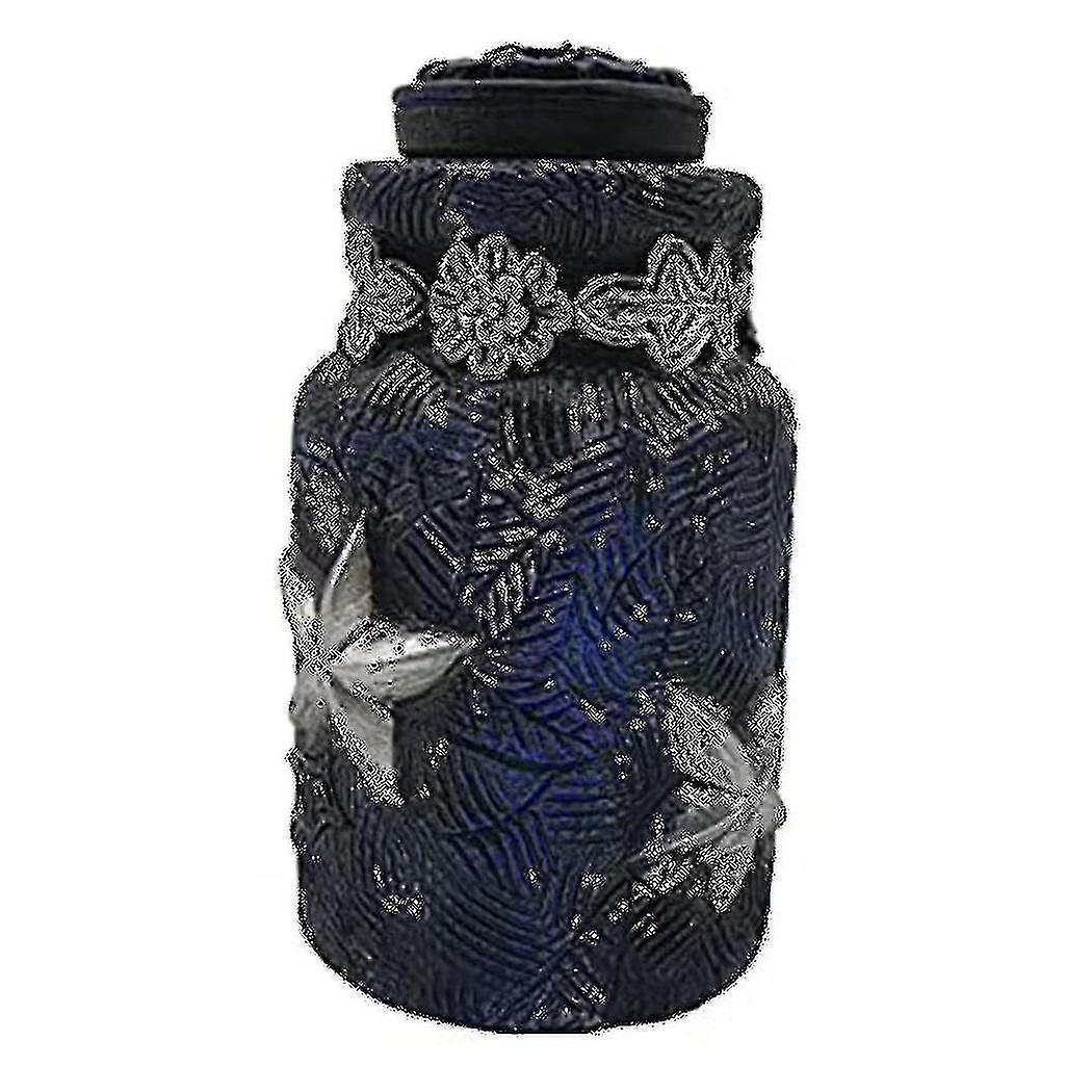 Retro Bronze Empty Bottle Antique Refillable Fragrance Containers- B