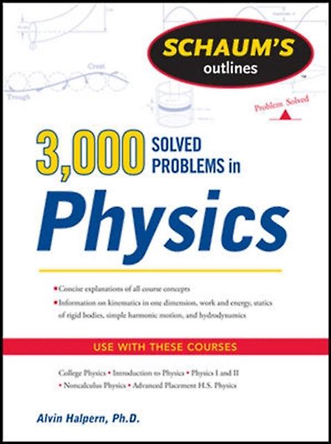 Schaums 3000 Solved Problems In Physics by Alvin Halpern Paperback
