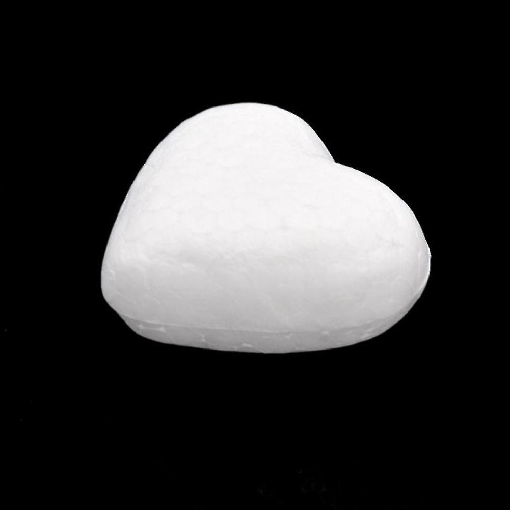 White Foam Styrofoam Polystyrene Modelling Diy Craft Heart Shape Party Decor