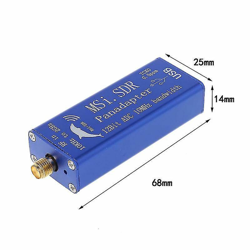 Msi-sdr 10khz To 2ghz Panadapter Sdr Receiver Tcxo 0.5ppm 12-bit Adc Hf Uhf Vhf Fm Rsp