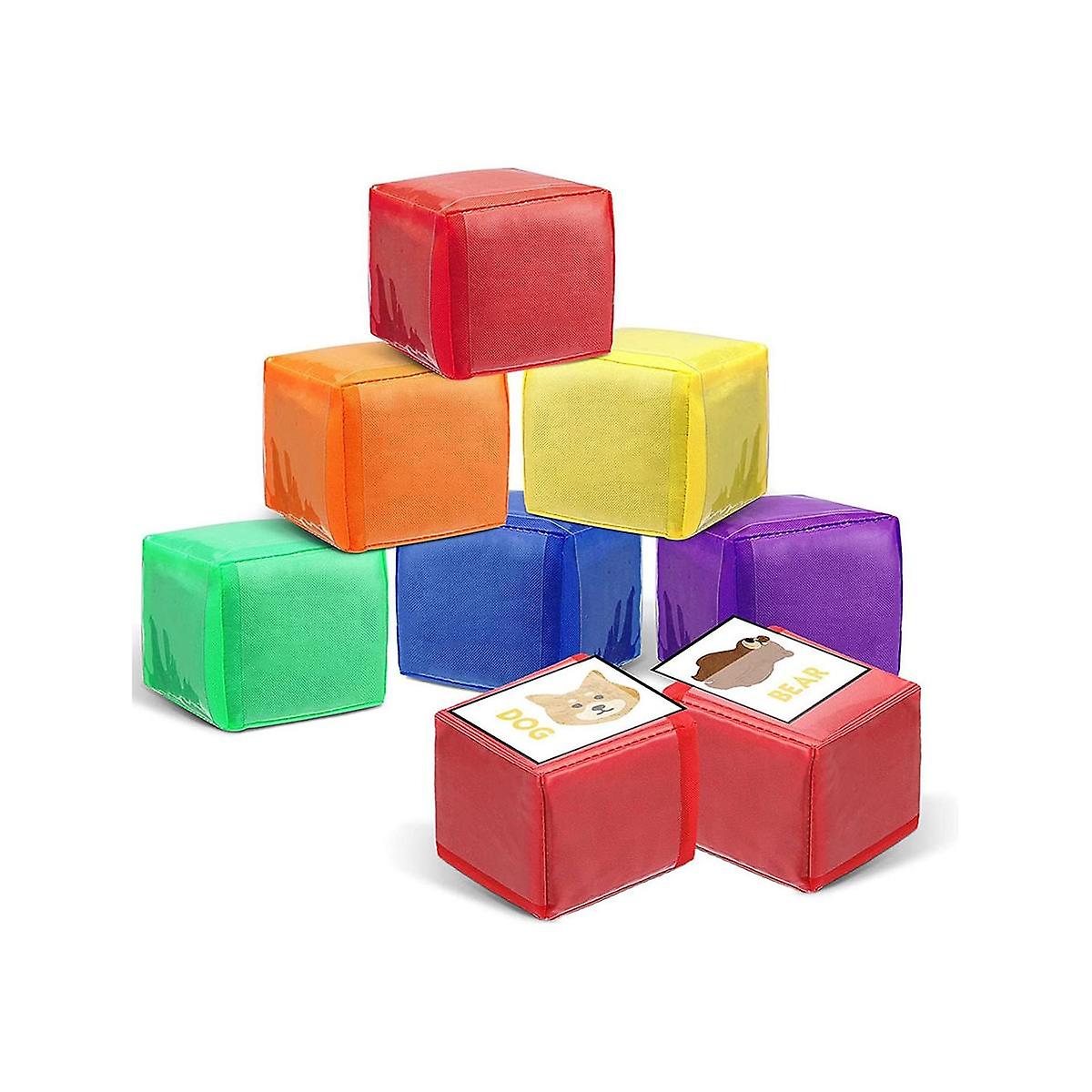 6PCS DIY Educational Game Learning Set with 6 Sides Clear Pocket Photo Pocket