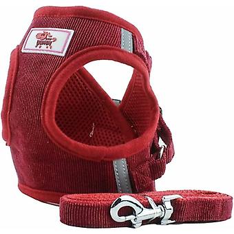 Vest Harness Soft Training Mesh Tecido Dog Vest Harness para filhote, gatos, pequenos animais PS042 (XS, vermelho)