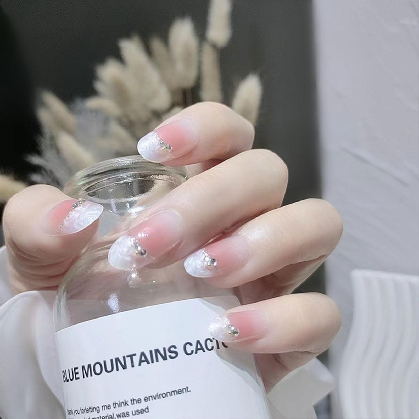 Little Diamond Decoration Fake Nails Charming Com