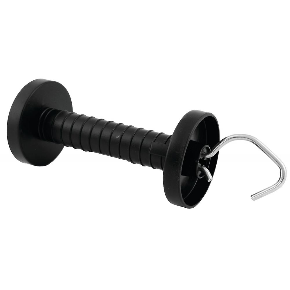 Fenceman Gate Handle With Hook - Black