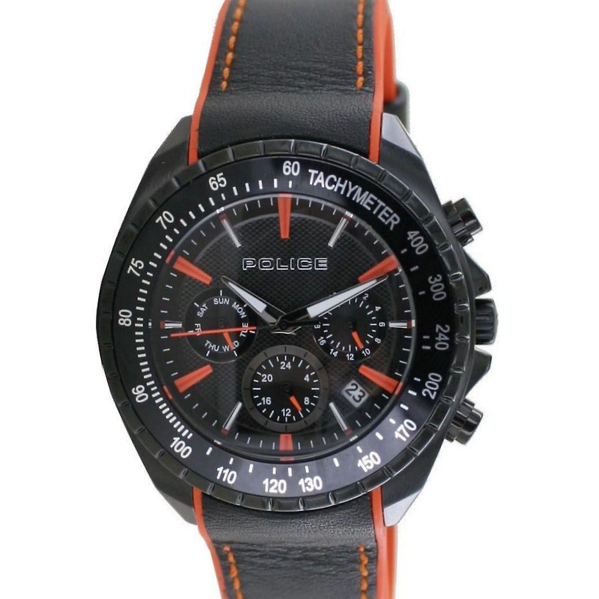 Police Men's Watch Wristwatch Silicone Analog PL15328JSB.02P