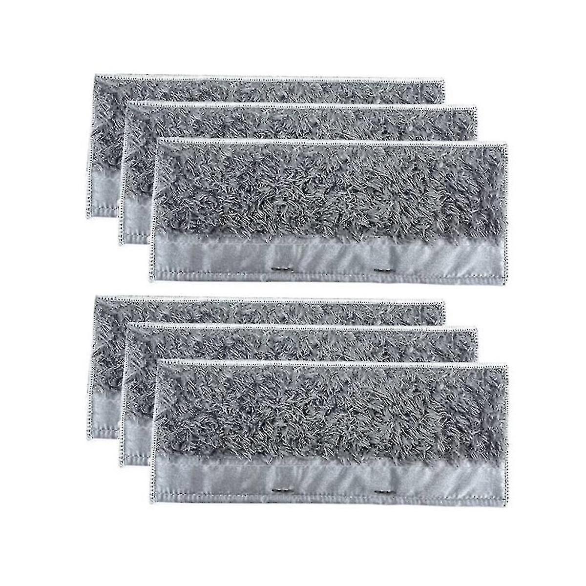 6pcs Mopping Robot Accessories Mopping Machine Dry Wipe Mop For M6