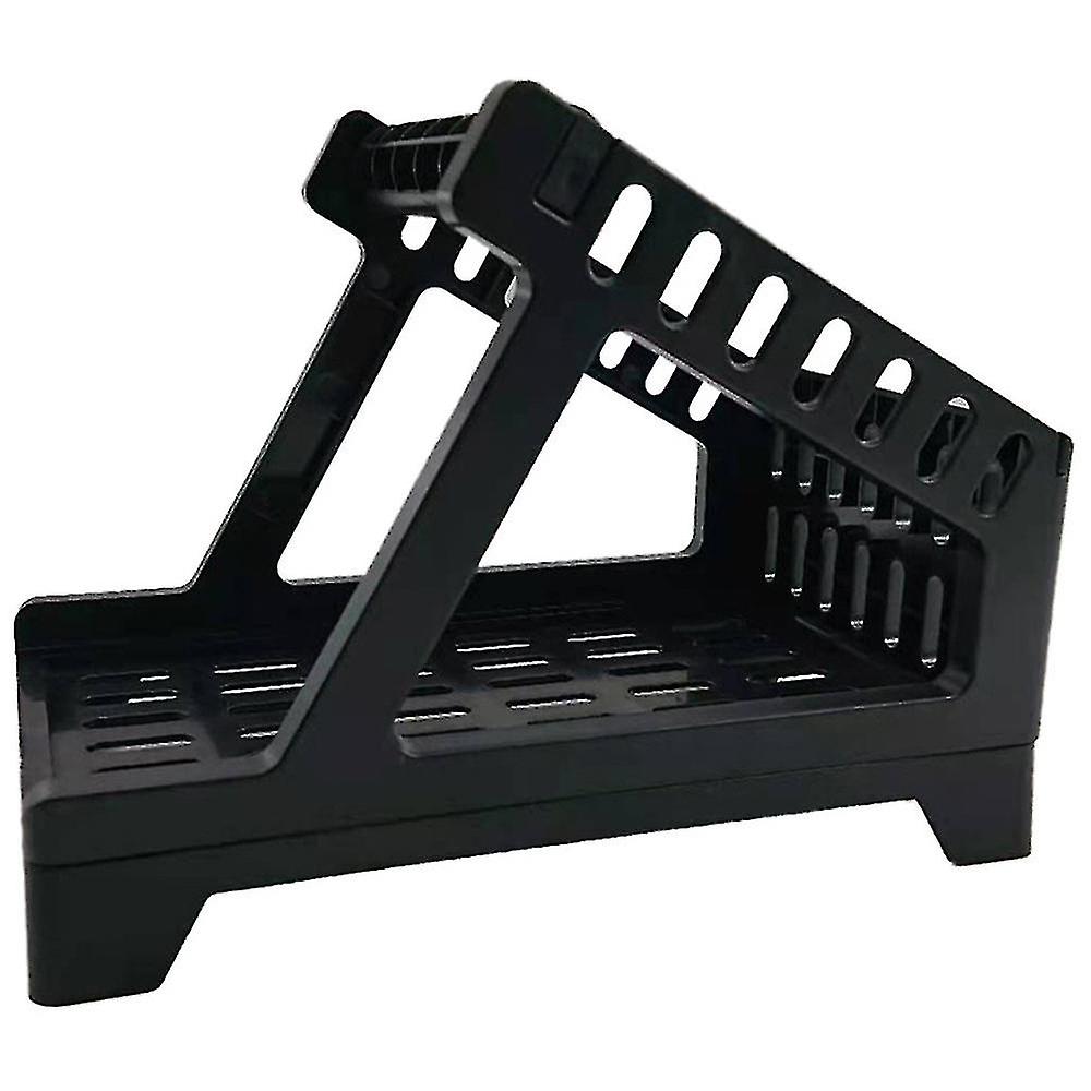 Holder For And Fanfold Thermal Shipping Labels, Work With Desktop Printer, Black