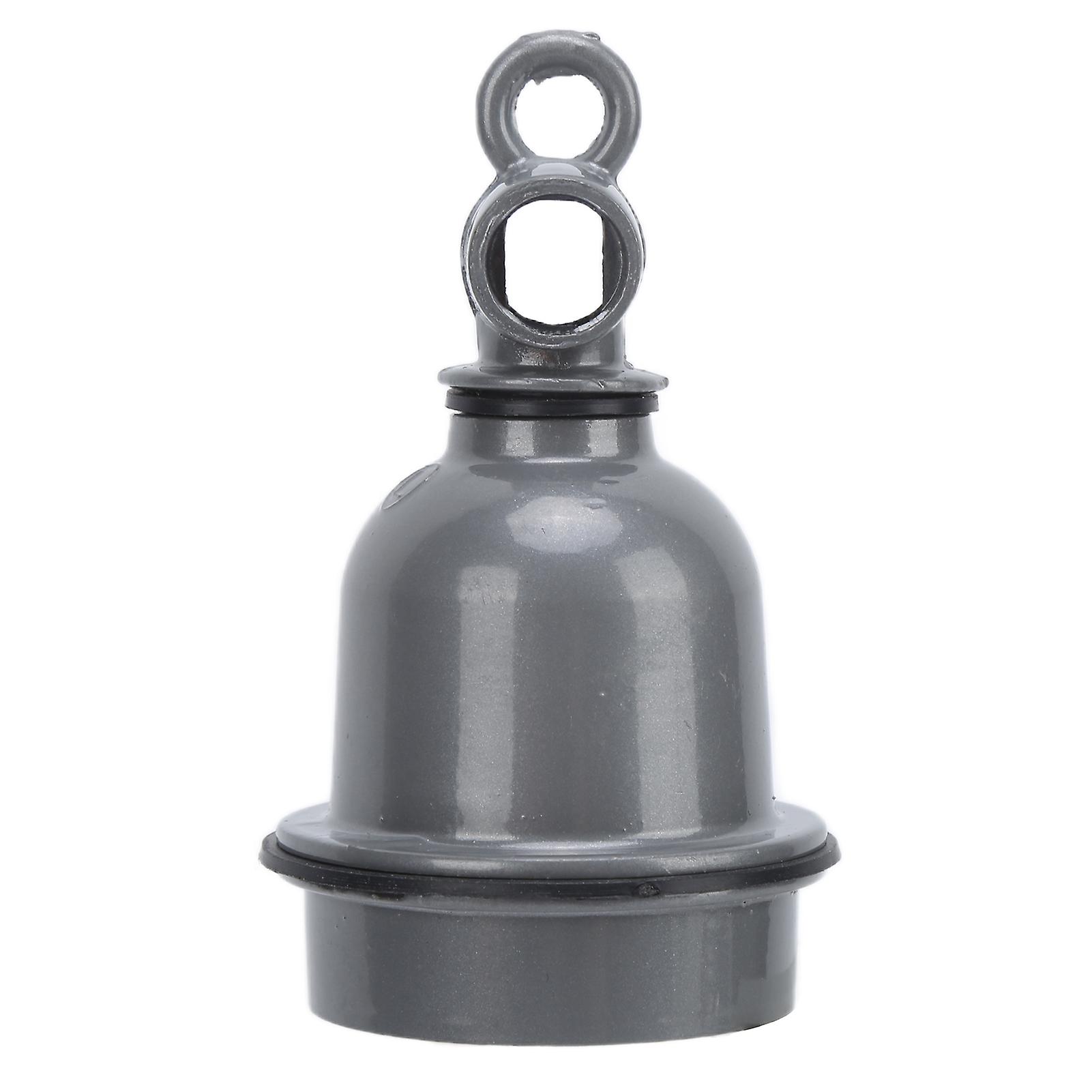 Heat Lamp Socket Infrared Breeding Heat Bulb Socket for Poultry and Livestock Brooding 220‑240VGray Small Lamp Socket