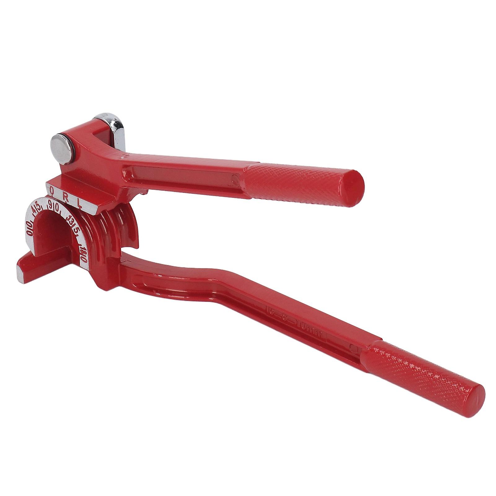 Tubing Bender 1/4in 5/16in 3/8in 3 in 1 Multi Purpose 180 Degree 3 Grooves HVAC Tube Hand Tool 