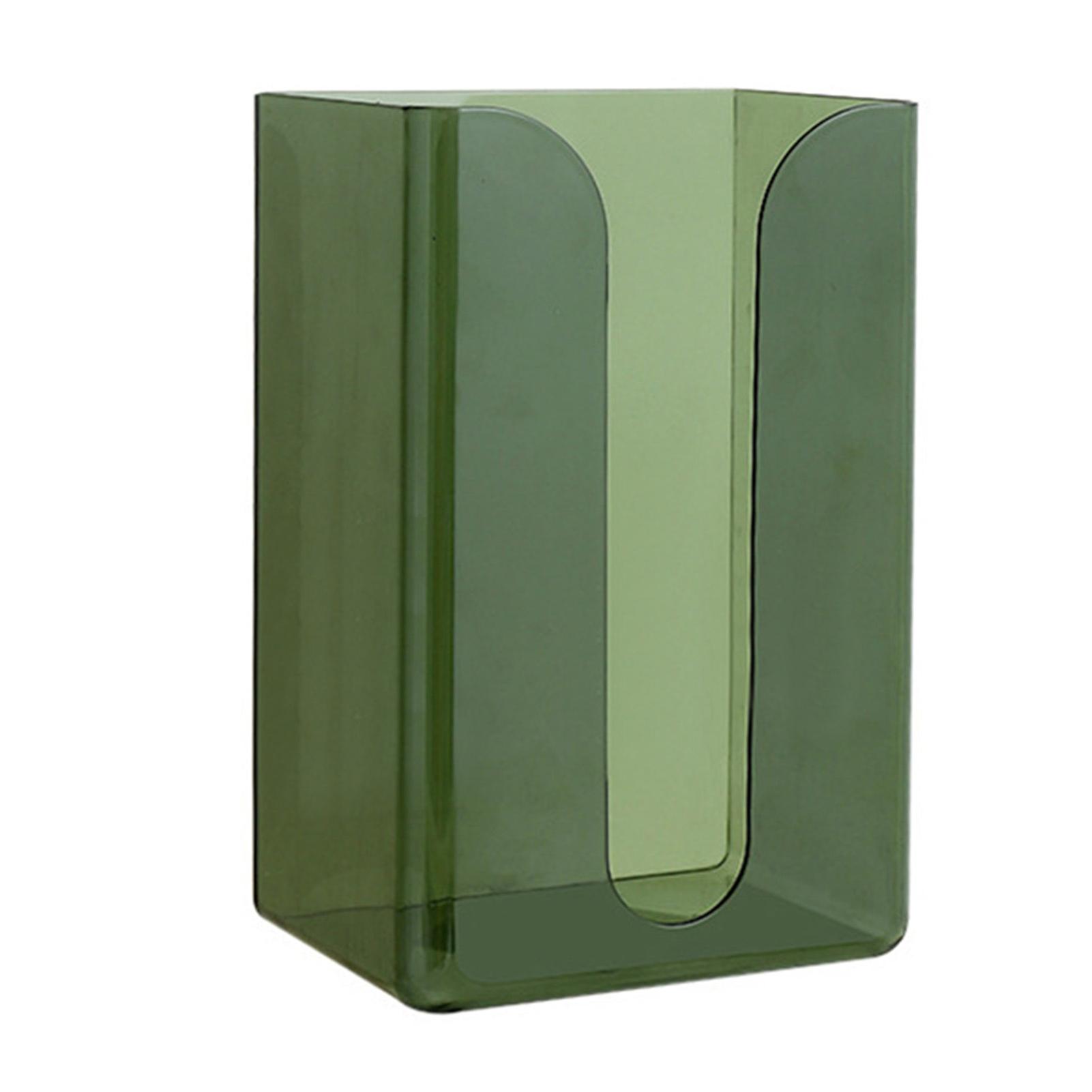 Simple Clear Tissue Storage Box Lightweight Lavatory Paper Box for Bathroom Home