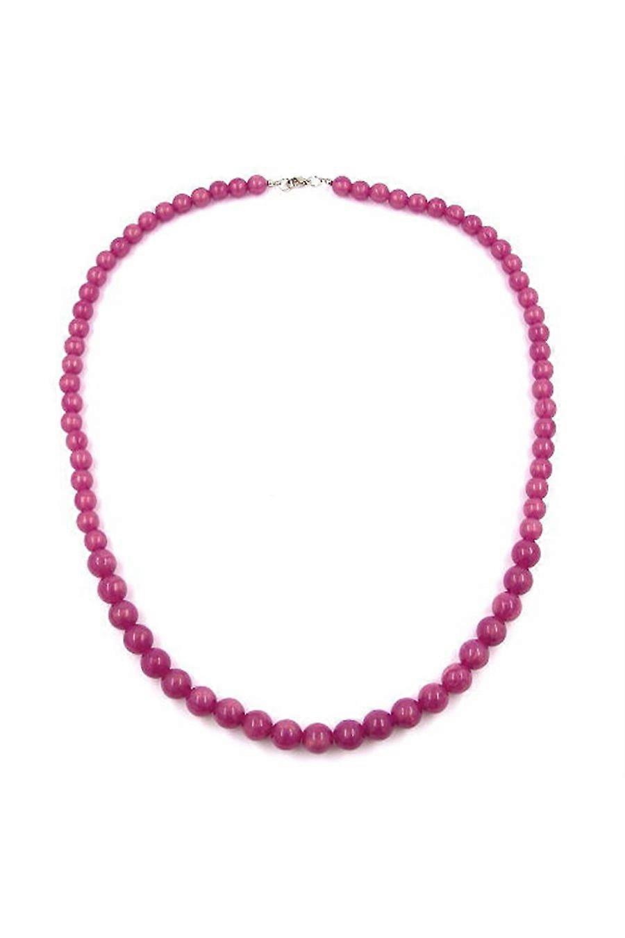 Necklace Beads Purple - Gl02078