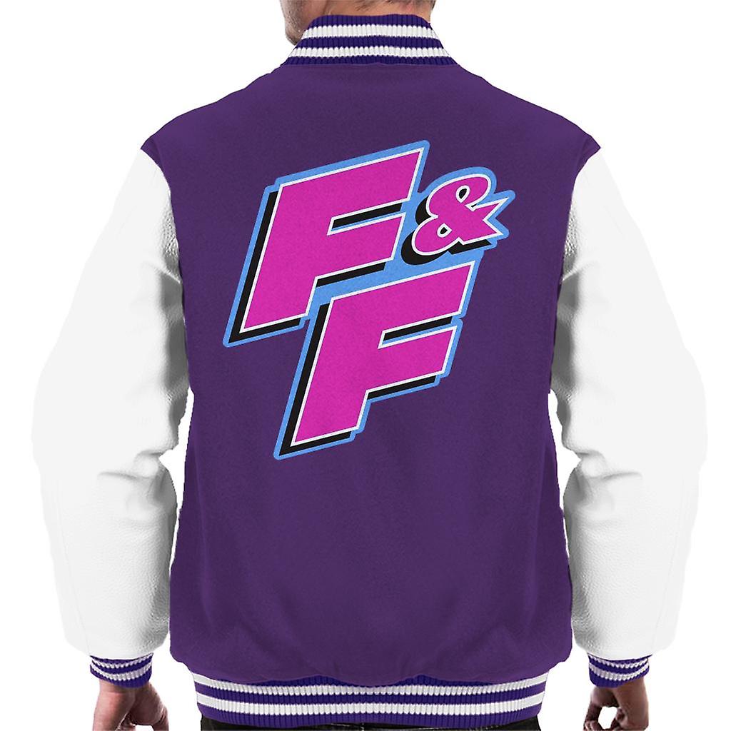 Fast and Furious FF Pink Logo Men's Varsity Jacket