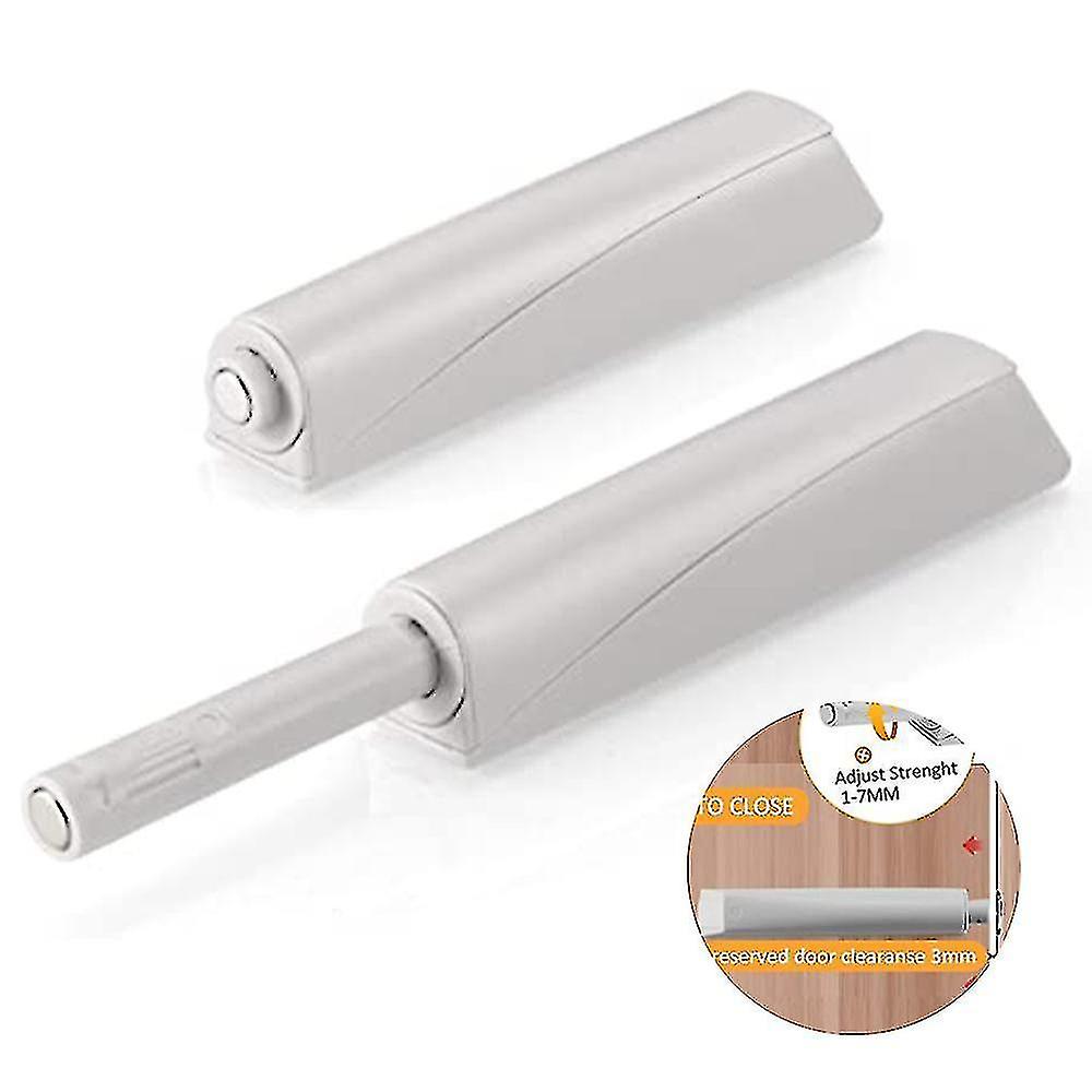 Magnetic Push Latches For Cabinet 2 Pack Recessed Cabinet Push Open Latch Push Touch Latch For Drawe