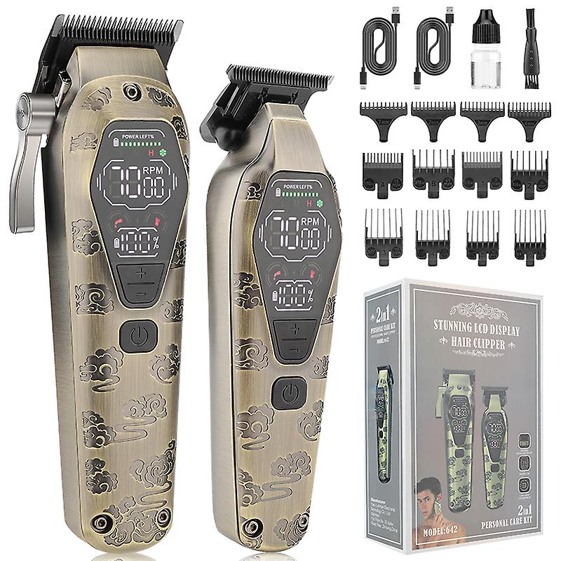 INF Professionel hårklipper med tilbehør