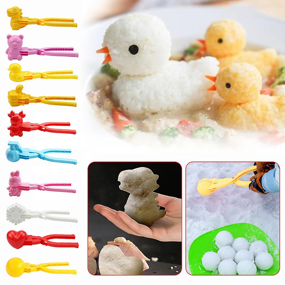 Rices Mold for Sushi Making Non-sticky Easy Rices Ball Press for Bento for Sushi Rices Ball Making