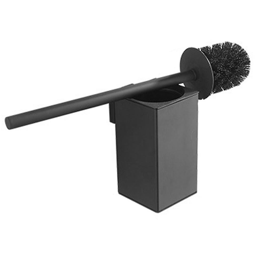 Brosse WC en acier inoxydable, support mural noir pour brosse WC, RX