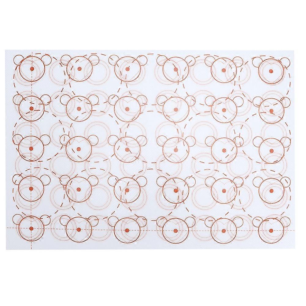 42x29.5cm Silicone Macaron Mat Sheet Pad Pastry Baking Tool Accessories for Kitchen Use