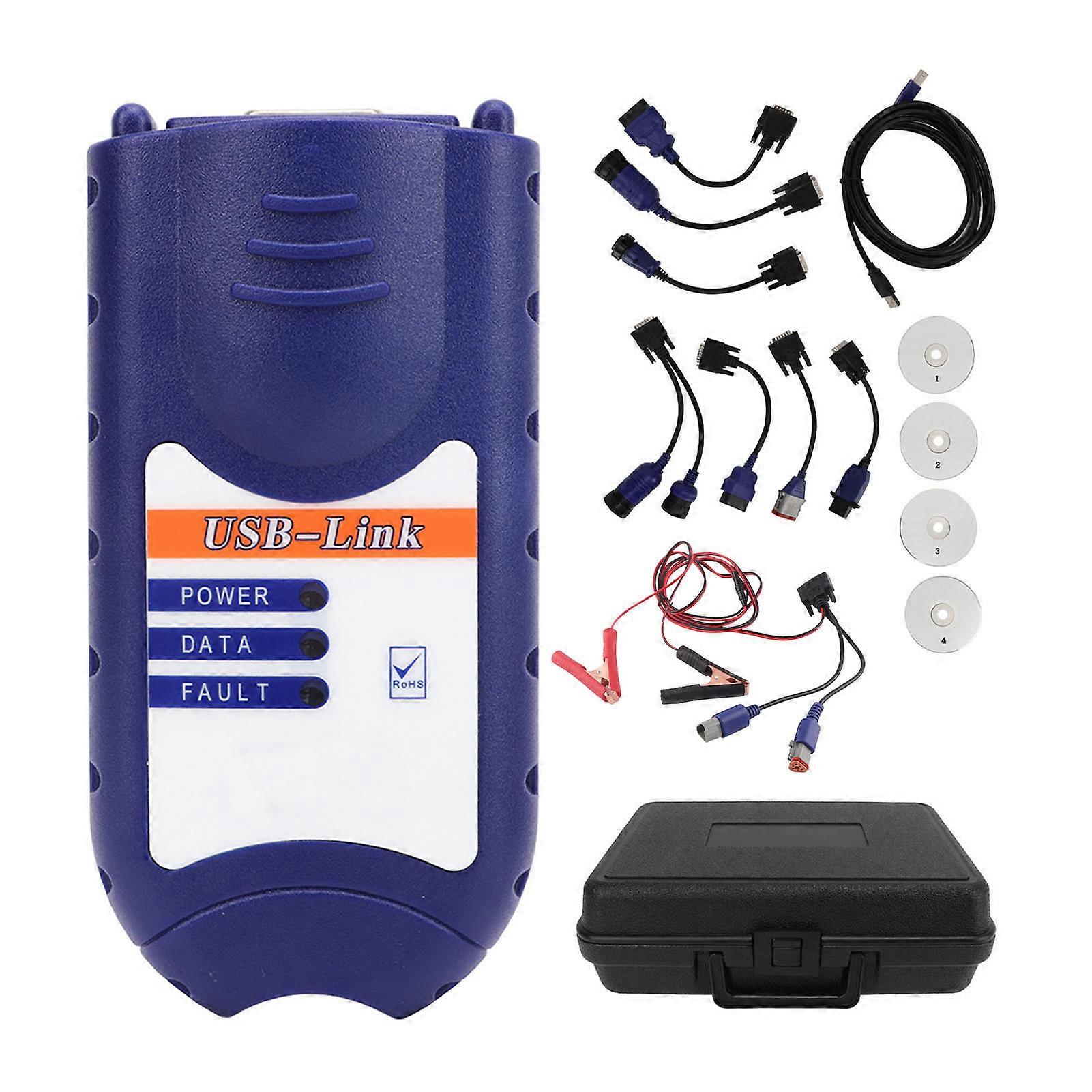 For NEXIQ USB Link 1 Truck Diagnostic Tool OBD Fault Code Reader OBD Interface Scanner Detector with Software E2U611