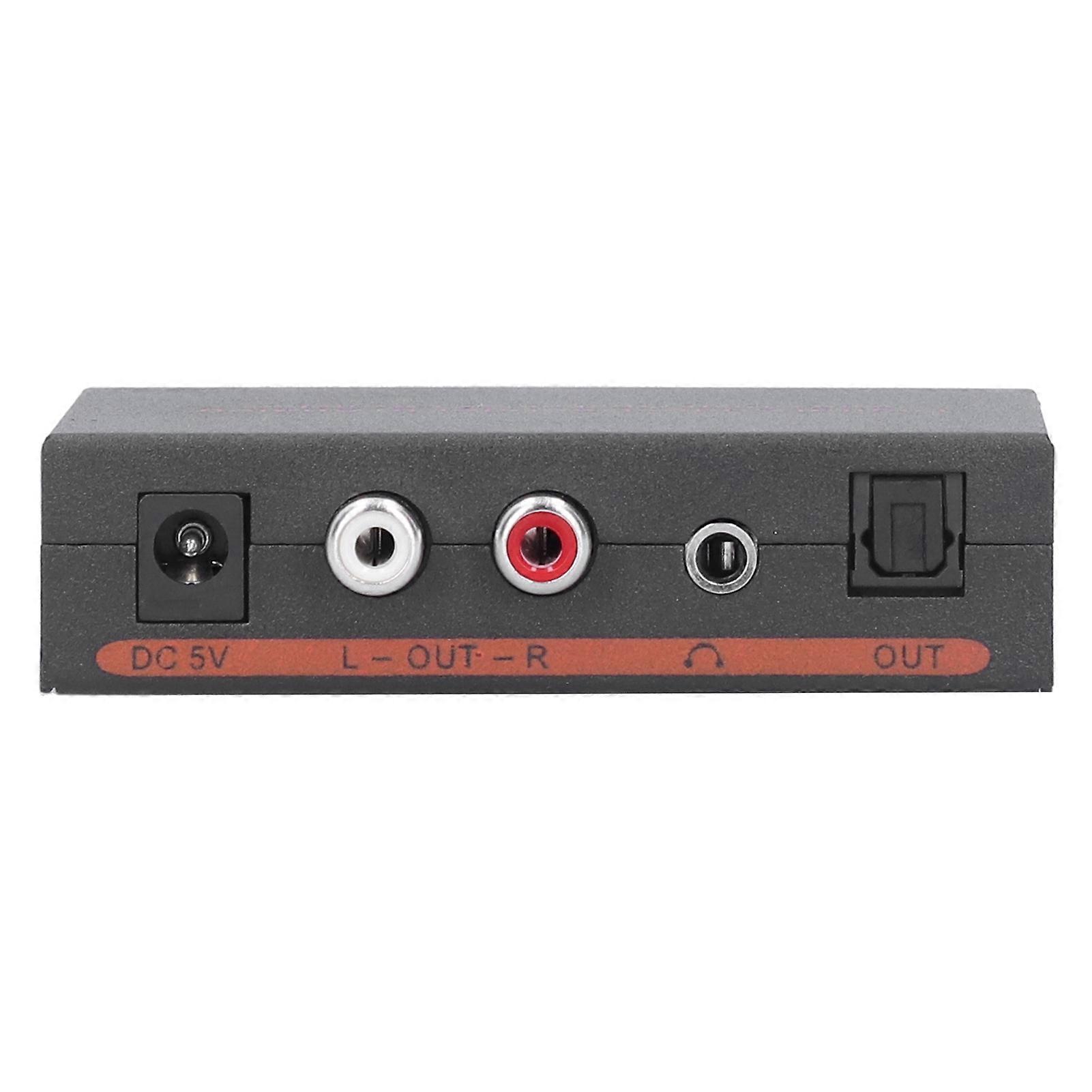 3x1 Optical Fiber Digital Audio Decoder Optical To For Spdif/av/rca ...